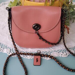 Coach 1941 Turnlock Saddle bag in Colorblock 18024